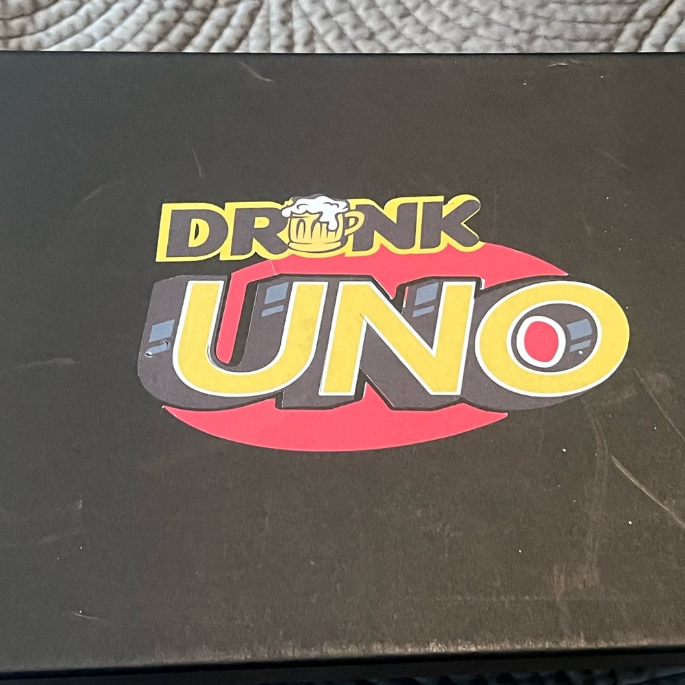 Drunk UNO Black Game Set